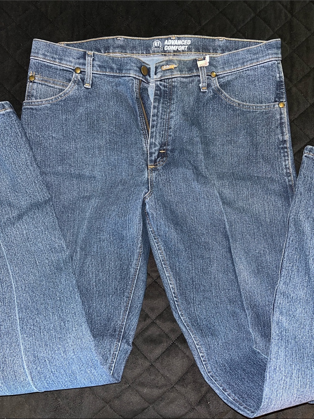 Wrangler Advanced Comfort 47 Regular Fit Blue Denim Jeans